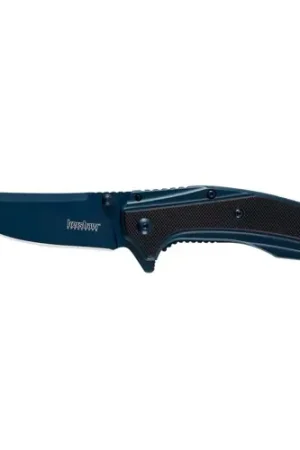 Big Sale - KERSHAW KNIVES Outright 3" Upswept Blade Blue PVD Assisted