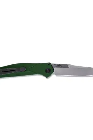 BENCHMADE Osborne AUTO Folding Knife 3.4" Reverse Tanto Blade w/ Green Aluminum Handle - One Day Deal
