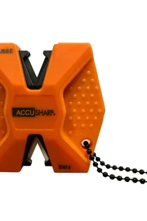 ACCUSHARP 2-Step Knife Sharpener Hand Held Diamond Blaze Org - Almost Gone