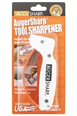 ACCUSHARP Auger-Sharp Sharpener Diamond Tungsten White/Org | Top Quality