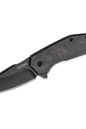 Best Value | KERSHAW KNIVES Gravel 2.5" Assisted Flipper Knife - Blackwashed