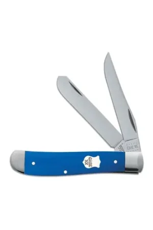 Affordable - CASE KNIVES Blue G10 Mini-Trapper Pocket Knife 3.5" Closed