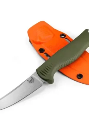 Available Now | BENCHMADE 4" Meatcrafter Mld Stonewash Grn Molded