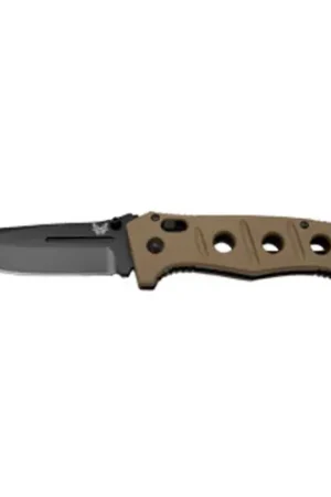 BENCHMADE Adamas 3.82" Drop Point Coated Finish Plain Edge - Premium