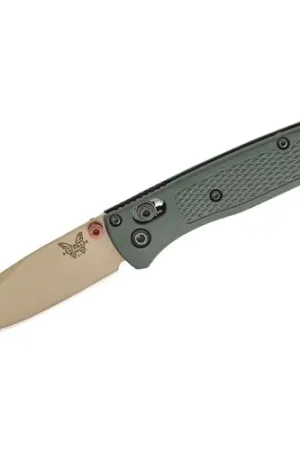 Almost Gone - BENCHMADE Mini Bugout 3.2" Taiga Green - Tan