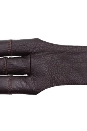 30-06 OUTDOORS CowHide Shooting Glove 3 Finger X-Small Brown - Latest Arrival