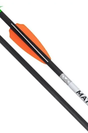 WICKED RIDGE Match 400 Carbon 20" Crossbow Arrows w/ Alpha-Nocks - 1 Bolt | One Day Deal