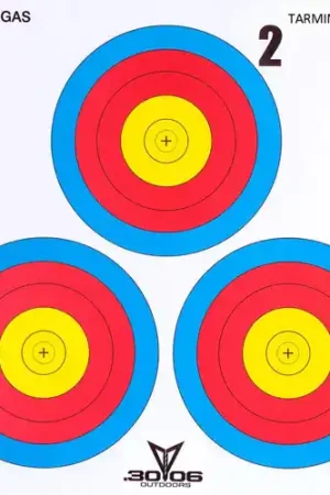 30-06 OUTDOORS Mini Paper Target 3 Spot Vegas 100pk White | Trending