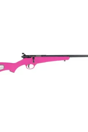 Limited Quantity | SAVAGE ARMS Rascal 22 LR 16.1" Bolt Rifle - Pink / Black