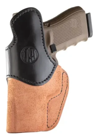 1791 GUNLEATHER Rigid Concealment Holster Size 4 Brown on Black RH | Must-Have