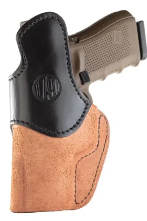 1791 GUNLEATHER Rigid Concealment Holster Size 5 Brown on Black RH - Selling Fast