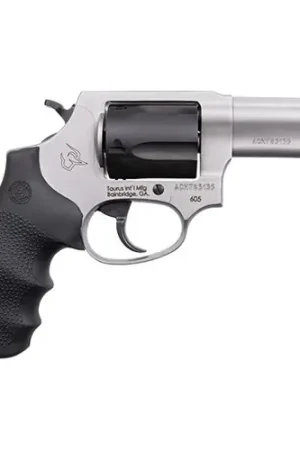 Clearance - TAURUS Defender 605 357 Mag / 38 Special 3" 5rd Revolver w/ Night Sights - Black | Hogue Rubber Grip