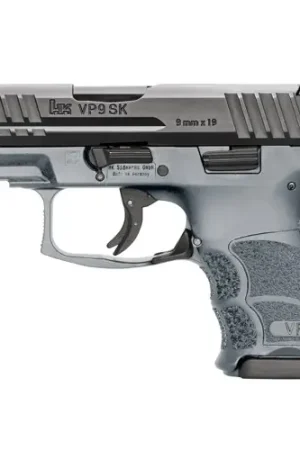 Deal of the Day - HK USA VP9SK Subcompact 9mm 3.39" 15rd/12rd Pistol No Safety - Grey / Black