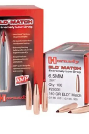 Hornady ELD Match .308 208 Grain Bullets - Top-Selling