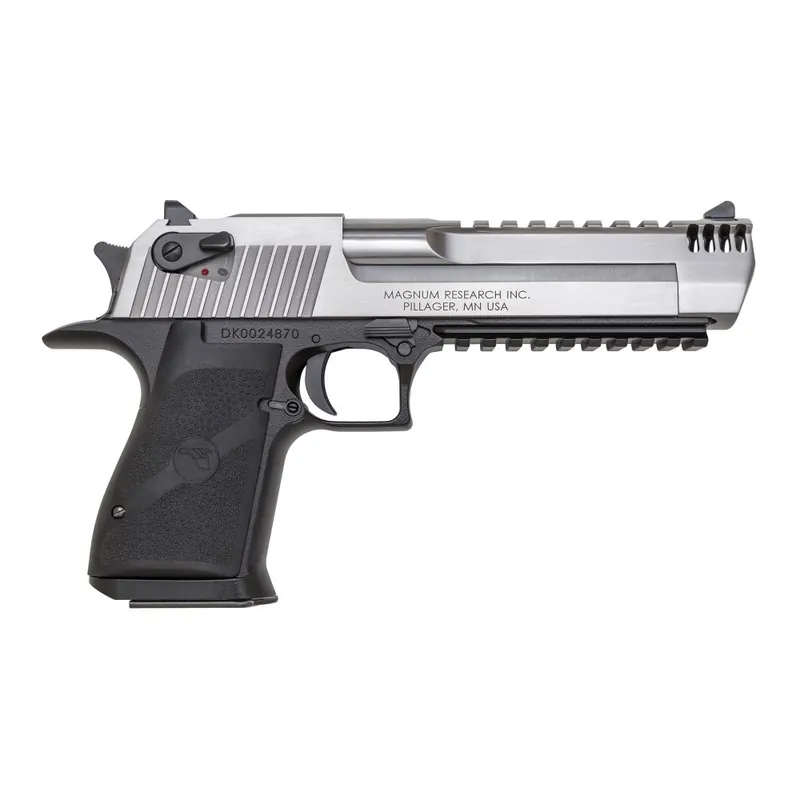 Magnum Research Desert Eagle Mark XIX L6 .50 AE Stainless/Silver Pistol - Price Cut