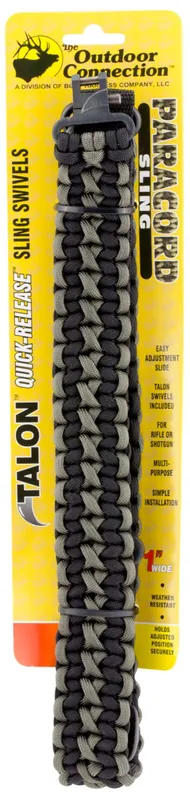 Hot Deal - Outdoor Connection Paracord Strap 1 in Swivel Size Black