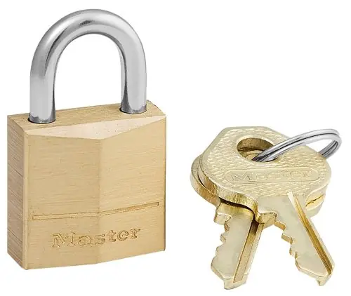 Master Lock 120D Solid Brass Gold | Act Fast