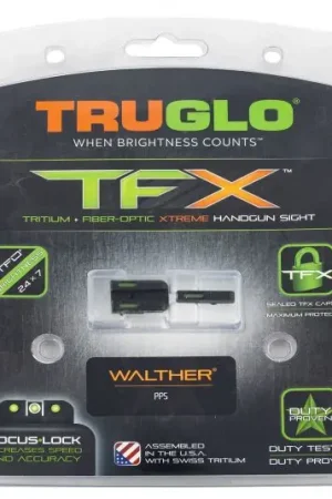 Newly Listed | TruGlo TFX 3-Dot for Walther PPS Tritium/Fiber Optic Handgun Sight
