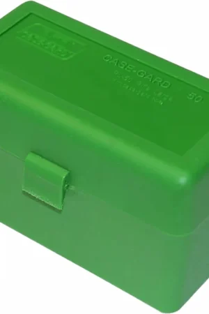 MTM Case-Gard R-50 Series Large Rifle Ammo Box 50 Rounds Green | Affordable