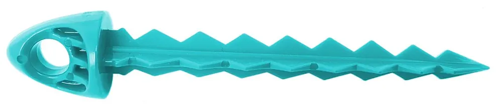 Targettack TargetTacks 3-Inch Teal Green Target Pin Serrated Blade 12 Pack - Newly Available
