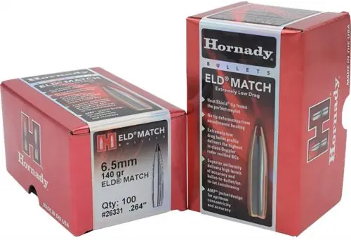 Hornady Extremely Low Drag Match 6.5mm .264 140gr | New Product