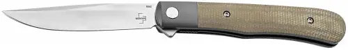 Bargain | Boker Trapper 3.23in Plain Nitro-V Micarta