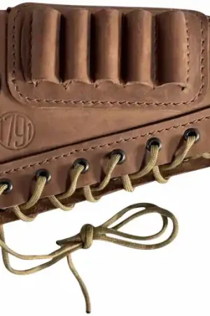 1791 Gunleather HNTBA12BRWR Butt Cuff Ammo Holder 12 Gauge Brown | Special Price