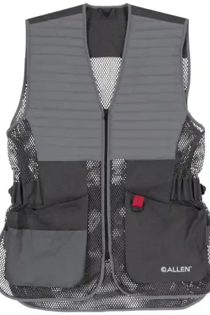 Allen Company 7911 Competitor Shooting Vest Gray - Premium