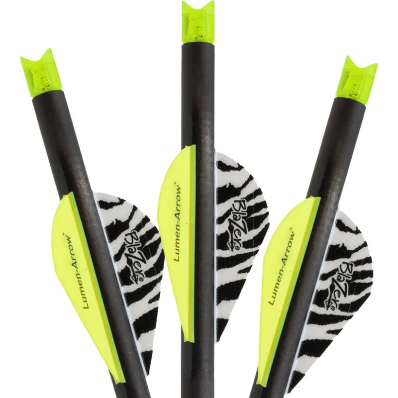 Lumenok Carbon Crossbow Bolts with Green Moon Nocks 20 in. - Top-Selling