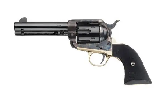 Pietta Gunfighter Bisley Style 9mm Color Case Hardened and Blued Revolver | Premium Quality