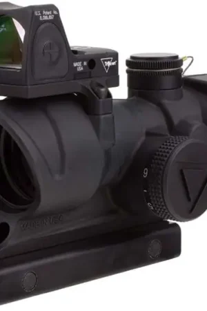 Best Seller - Trijicon 4x32 ACOG Scope, Red Crosshair .223 Reticle w/ Colt Knob Thumbscrew Mount & Adjustable LED 3.25 MOA Red Dot RMR Type 2