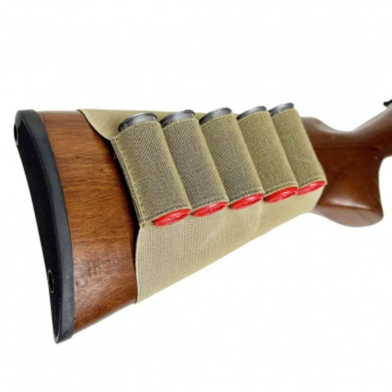 Easy Checkout - NcSTAR Shotgun Stock Shell Pouch Tan