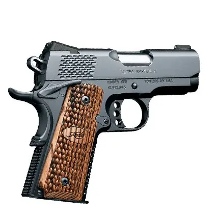 While Supplies Last | Kimber Ultra Raptor II California Compliant .45 ACP Matte Black Pistol