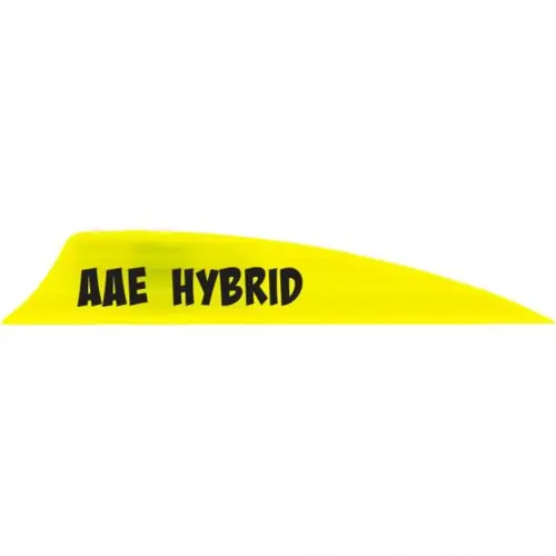 AAE Hybrid 2.0 Shield Cut Vanes Yellow 50 pk - Today Only