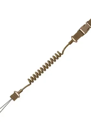 Tac Shield Pistol Lanyard Coyote Belt/Vest - Premium Quality