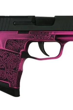 Almost Gone - Sig Sauer P365 Exclusive Pink Filigree 9mm Blue/Black Pistol