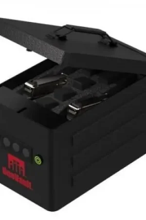 Hot Deal - GunVault RangeVault GVRV100 Combination Box Safe For 2 Handguns Black