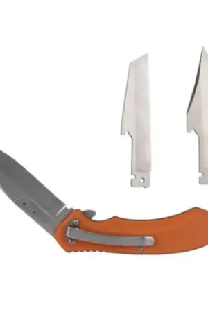 American Buffalo ABKT Elite Switch Folder Knife 4-1/4" Blades Orange - Popular Pick