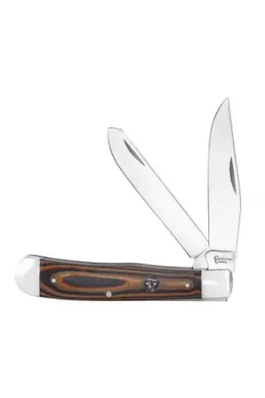 American Buffalo ABKT Cattleman Trapper Cowhand Knife Brown | Limited-Time Deal