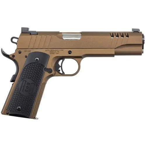 Auto Ordnance 1911TCAC10 Government .45 ACP Burnt Bronze Cerakote Pistol - Top Pick