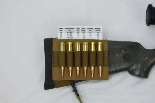 Buy Now | Tac Shield Precision Rifle Stock Shell Holder 6-Shell Coyote