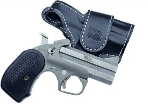Special Buy - Bond Arms Rowdy XL Flag .410/.45 Colt Bead Blasted Matte Stainless Derringer