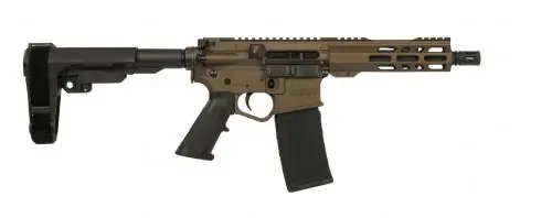 Wise Arms WA-15B SBA3 5.56 NATO and .223 Remington 7.5-inch Bronze Pistol | Daily Deal