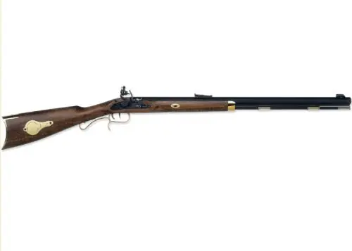 Affordable | Traditions Firearms Hawken Woodsman Flintlock Rifle .50 Blued Muzzleloader Rifle
