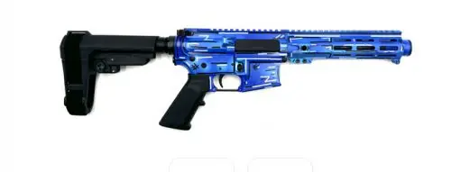 Zeus Arms Aether Stitch AR Pistol SBA3 Brace 223 Remington 5.56 NATO Black Pistol - Customer Favorite