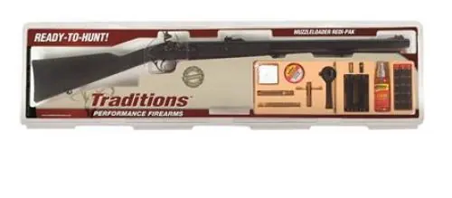 Special Offer | Traditions Firearms PA Pellet Ultralight Flintlock Redi-Pak .50 Black CeraKote Muzzleloader Rifle