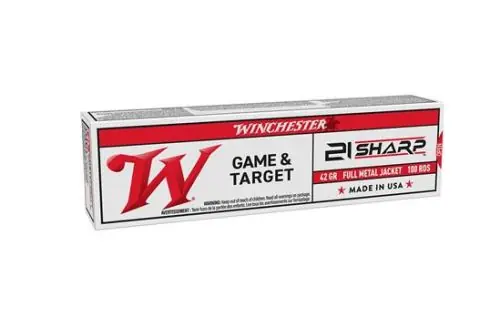 Winchester 21 SHARP 37gr FMJ Rimfire Ammunition | Going Fast
