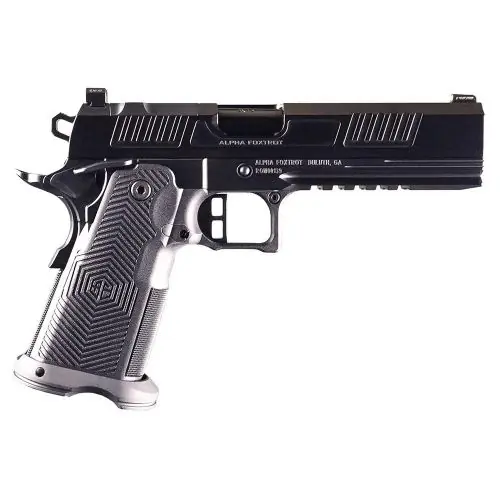 Almost Gone | Alpha Foxtrot Romulus 9mm 5in MOS Cut 1911 Polished
