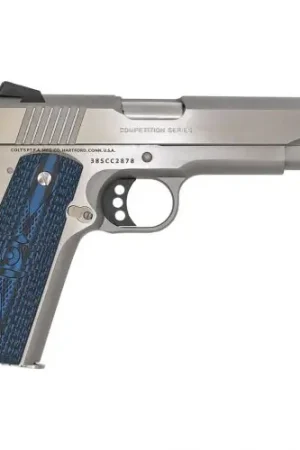 Colt 1911 Competition Series 70 Full Size .38 Super Blued Pistol - While Supplies Last