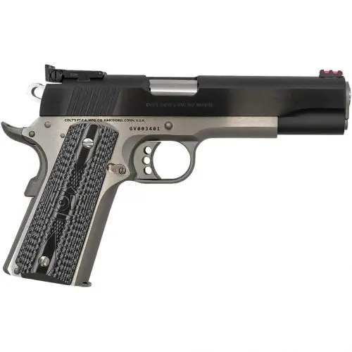 Best Price - Colt 1911 Gold Cup Lite .38 Super Black/Cerakote Titanium Pistol